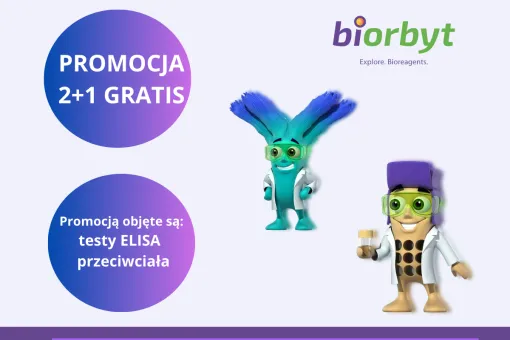 Promocja 2+1 GRATIS na zestawy ELISA oraz przeciwciała firmy Biorbyt