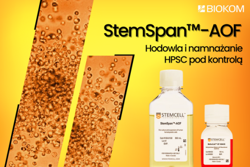 StemSpan™-AOF. Hodowla i namnażanie ludzkich komórek krwiotwórczych (HPSC) po kontrolą.